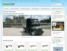 Tablet Screenshot of electric-greencar.com